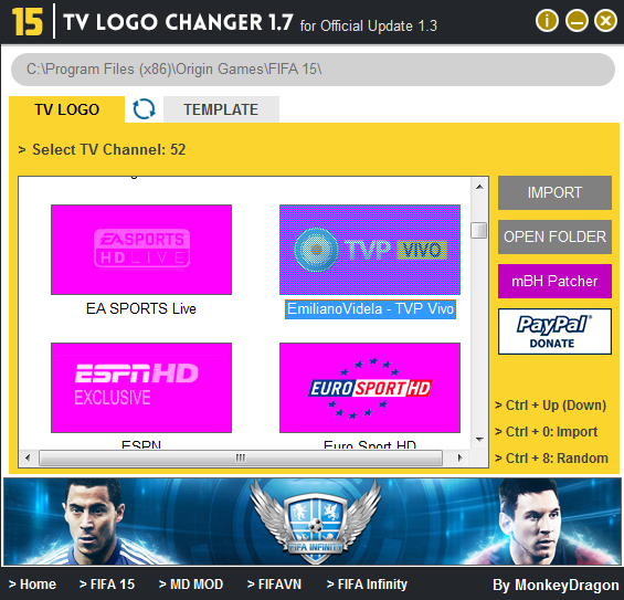 FIFA 15 TV Logo Changer V.1.9