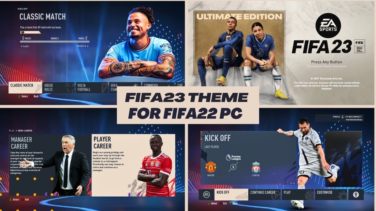 FIFA 23 Theme Mod for FIFA 22