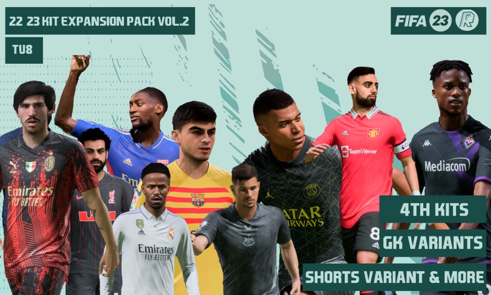 PSG 22/23 Kit (FIFA22 Kit Mod) 