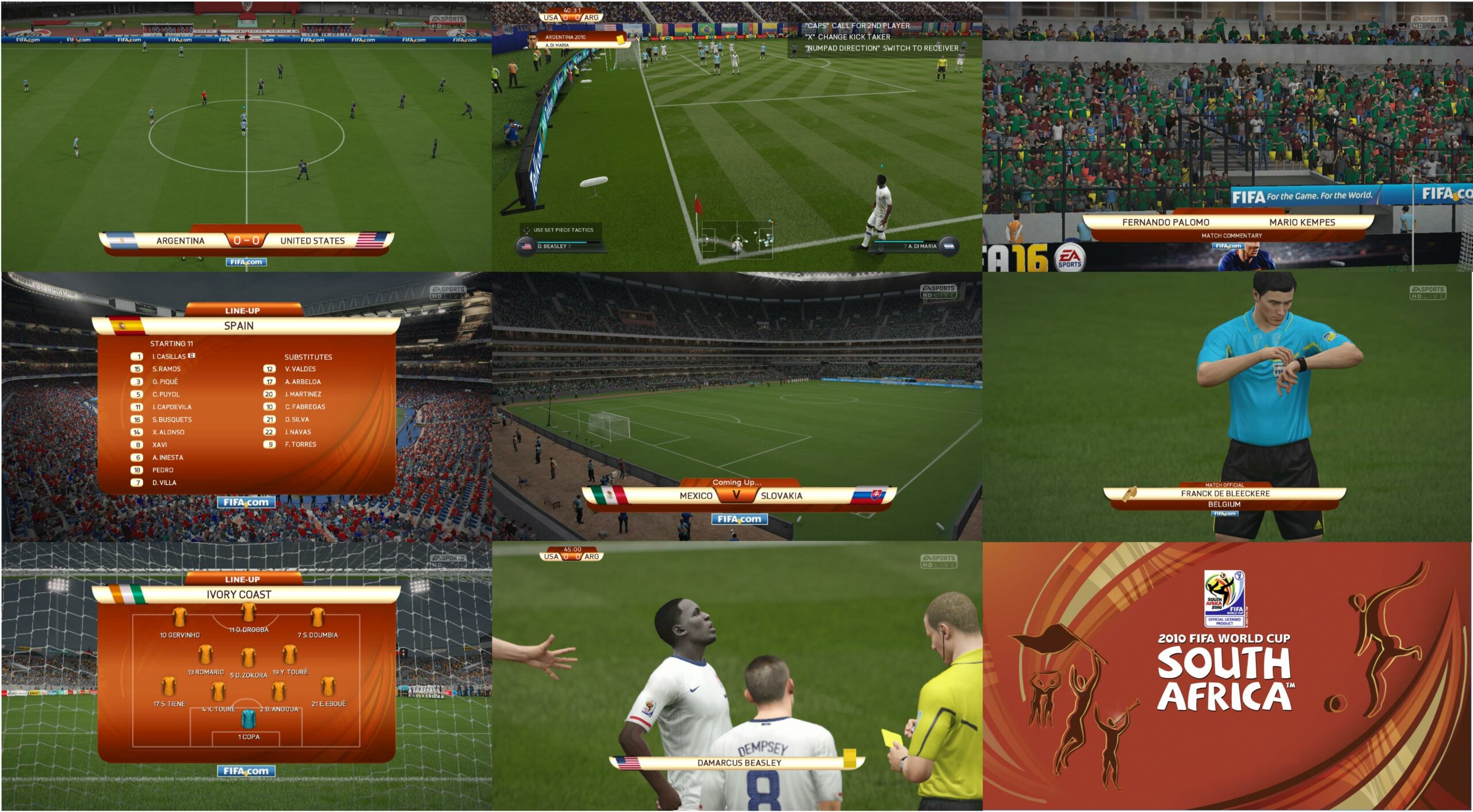 FIFA 16 World Cup 2010 Scoreboards & PopUps FIFA Infinity Downloads