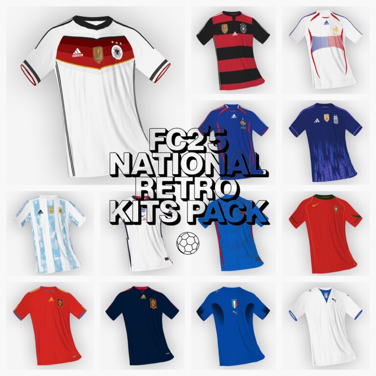 Fc 25: National Retro Kits Pack 